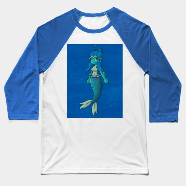 MerShantae Baseball T-Shirt by Firestorm Fox